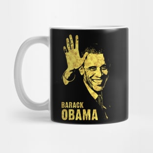 BARACK OBAMA Presidential Portrait Abstract Art Style Tribute Mug